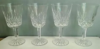 $103.99 • Buy 4 Waterford Lismore Water Goblets 7  - MINT! 8 Oz - Crystal Heavy AUTHENTIC
