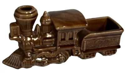 Vintage McCoy Ceramic Locomotive Train Planter • $22