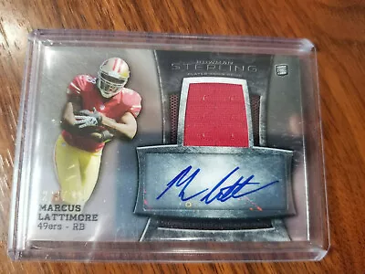 2013 Topps Bowman Reflections #BSAR-ML Marcus Lattimore R.C. Auto Relic 263/361 • $4.99