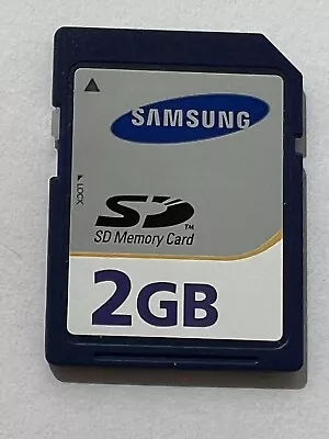 SAMSUNG 2GB SD Memory Card - Tested - Tracked Post • $12