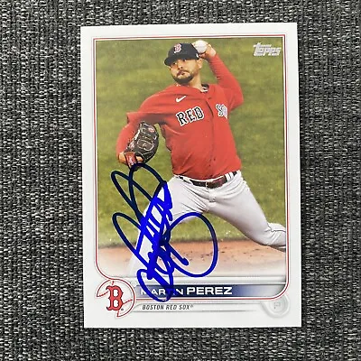 Martin Perez Signed Autographed 2022 Topps Card Rangers Red Sox • $7.99