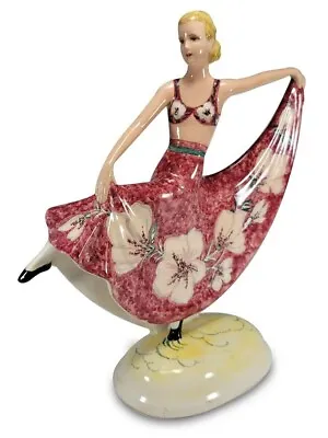$389 • Buy Art Deco Goldscheider, England Porcelain Dancer