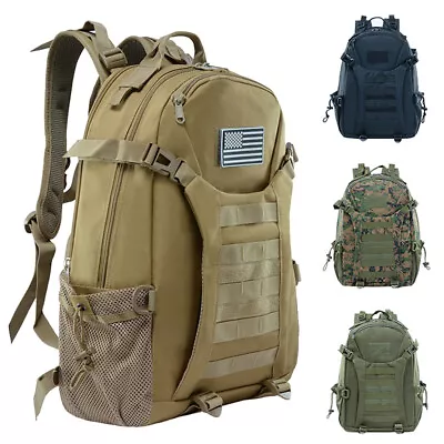 28L Military Tactical Backpack Hiking Outdoor Travel Rucksack Shoulder Strap Bag • $9.87