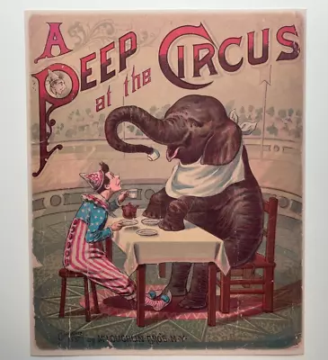 $12.34 • Buy Circus Poster Peep Circus Carnival Art Freak Show Poster Vintage Style Print