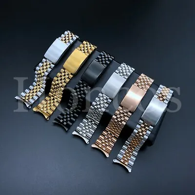 $18.99 • Buy 13 - 22MM President Jubilee Watch Band Bracelet Fits For Rolex Stainless SILVER