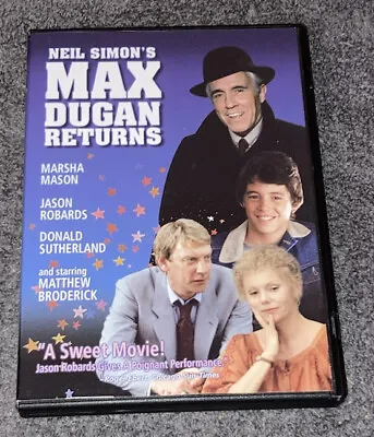 Max Dugan Returns DVD Jason Robards Marsha Mason D Sutherland Matthew Broderick • $43.97