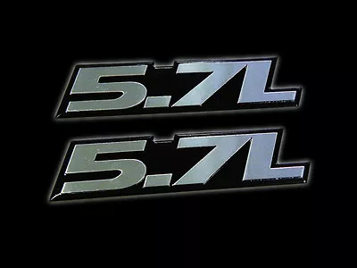 $9.88 • Buy 2 Chevy 350 Small Block 5.7l Litre Crate Engine V8 Fender Hood Aluminum Emblems