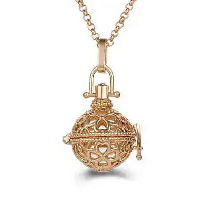 $16.90 • Buy Perfume Diffuser Harmony Chime Necklace In Cream W/Red Aroma Ball - NSW Seller