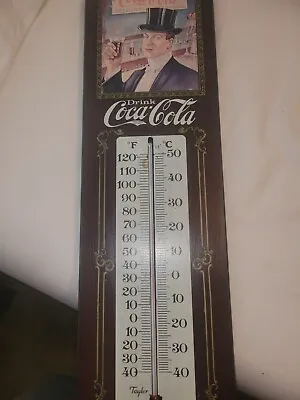 Vintage Coca Cola Tall Thermometer • $12.50