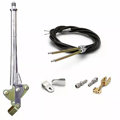 Cable Kit Ford Clevis & 11 Transmission Mount E-Brake Handle Kit Mustang II • $318.95