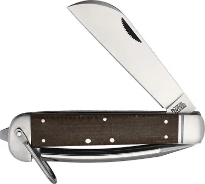 Rough Ryder Marlin Spike Brown Micarta Folding Stainless Pocket Knife 2573 • $39.85