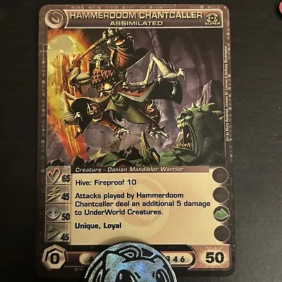 Chaotic Card Hammerdoom Chantcaller Assimilated Danian Premium Super Rare -Min E • $1.47