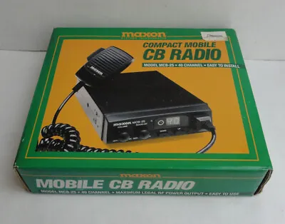 Maxon MCB-25 Compact Mobile CB Radio  NEW  • $39.50