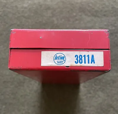 Vintage  Action Tools USA Socket Set Metal Box Case • $14.99