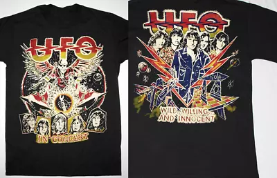 UFO Band In Concert 2 Sides Black T-shirt Cotton All Sizes S-5Xl JJ3042 • $35.14