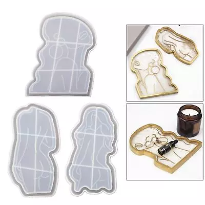 Silicone Coaster Molds For Resin CastingEpoxy Resin Coaster Molds Makeup Holder • $8.99