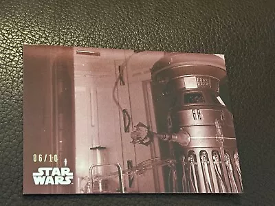 2019 Topps Star Wars Empire Strikes Back Black & White Red Hue /10 Card 12 NM • $19.95