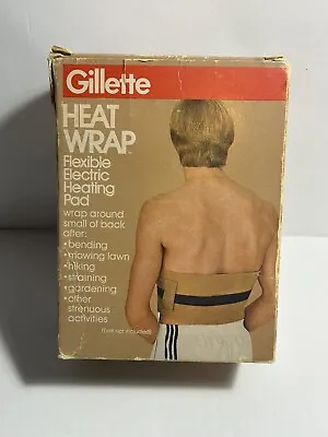 Vintage 1979 Gillette Heat Wrap Model 2820 In Original Box Tested & Works • $19.99