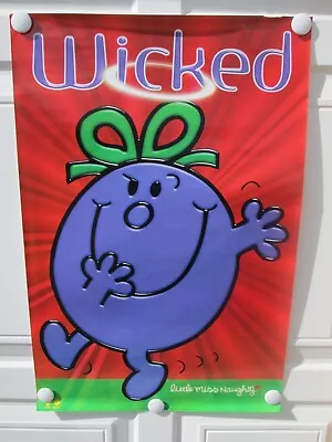 Little Miss Naughty Poster 'wicked' - Mr Men & Little Miss Series 1998 • £9.99