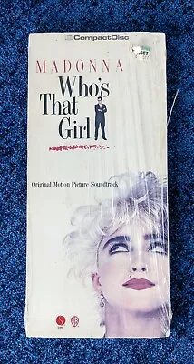 Madonna Who's That Girl Longbox Cd Us 1987 • $350