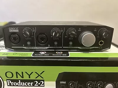 Mackie Onyx Producer 2.2 Usb Audio Interface With Midi • £60