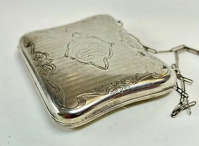 Antique Vintage James Blake & Co. Sterling Silver Purse Bag Wallet .925 95g • $79.99