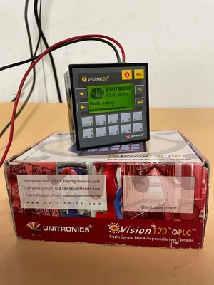 $60 • Buy UNITRONICS Vision 120 Programmable Logic Controller V120-22-RA22 Bootstrap