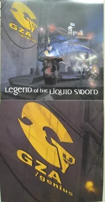 GZA WU-TANG 2002 Liquid Sword 2 Sided Promotional Poster Flawless New Old Stock • $9.99