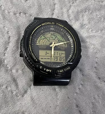 CASIO AW-21U Rare Watch Vintage (First Edition Black) Module 387 • $20