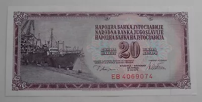 Yugoslavia 20 Dinar 1978 Uncirculated • £2.99