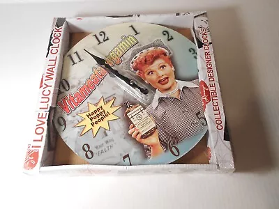 I Love Lucy Vitameatavegamin  Wall Clock New In Box TV Classic Lucille Ball • $19.99