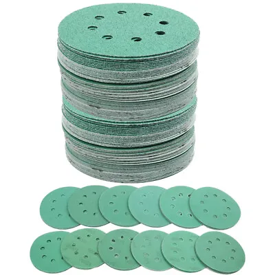 5 Inch 8 Hole Sanding Discs 60-2000 Grit Wet Dry Sandpaper Hook Loop Sand Paper • $8.54
