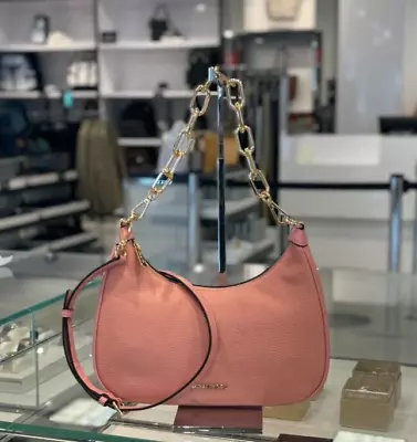 Michael Kors Cora Large Pouchette Shoulder Crossbody Bag Primrose • $89.80