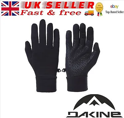 Dakine Storm Liner Gloves - Men's -  L In Black NEW WITH TAGS • £22