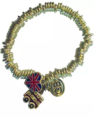 £12.99 • Buy London Charm Bracelet, Great Britain Charm Bracelet, Union Jack Charm