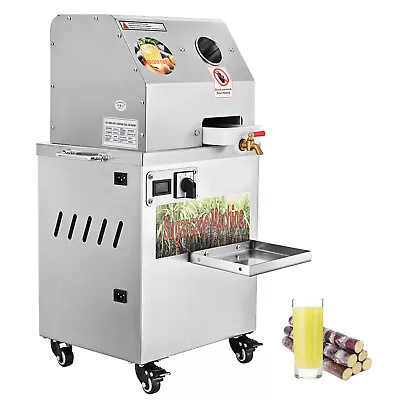 Commercial Electric Sugar Cane Ginger Press Juicer 110V Stainless Steel Desktop • $464.99