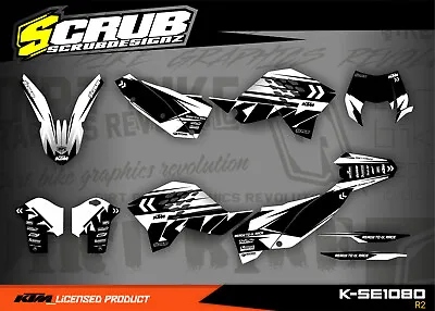 KTM Graphics EXC EXCf 125 200 250 300 400 450 530R 2008 2009 2010 2011 Decals • $148.46