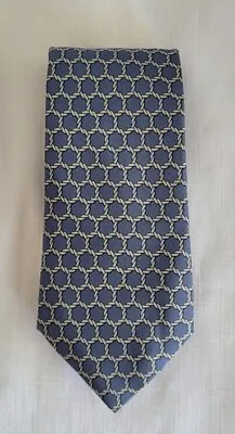 $75 • Buy Hermes Authentic Woven Ropes Silk Tie 7491 Ia Made In France