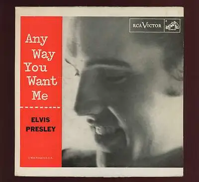 Elvis Presley Any Way You Want Me On RCA EPA 965 Orange Label EP 45 With Cover • $139.99