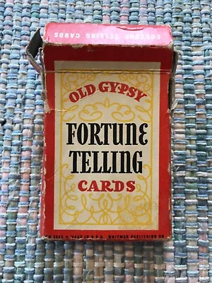 Vintage Old Gypsy Fortune Telling Cards 36-card Surreal Whitman Set From 1940 • $40