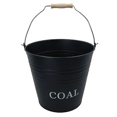 Coal Bucket Fireplace Scuttle Fireside Carrier Storage 12 Litres Capacity Fire • £12.44