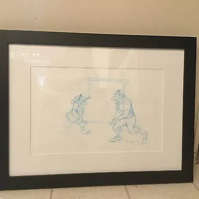 Disney Fine Art Manny Hernandez Original Sketch Drawing Art Pirates Of Caribbean • $395