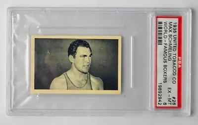 1935 UTC United Tobacco Co #26 MAX SCHMELING HOF PSA 6 ONLY 2 GRADED HIGHER • $299