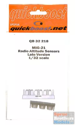 QBT32218 1:32 Quickboost MiG-21 Fishbed Radio Altitude Sensors Late Version • $12.69