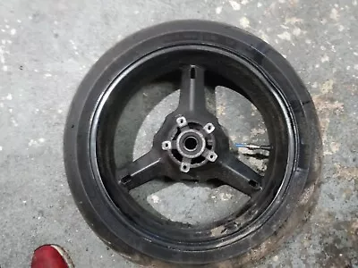 2001-2005 Suzuki Gsxr 600 Gsxr 750 Oem Rear Rim With Tire. Damaged • $54