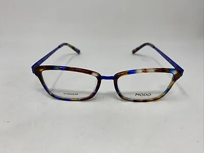 Modo Mode 4500 49/16/138 Blutt Blue Tortoise Titanium Eyeglasses S555 • $125