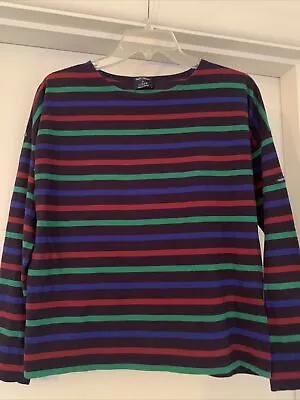 Saint James For J Crew Striped Long Sleeve Top-XS S • $34.95