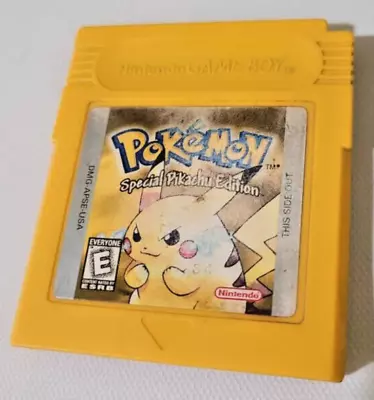 POKEMON YELLOW VERSION W/ CASE | GB / GBC | US SELLER | CLEANS SAVES AUTHENTIC 2 • $69.99