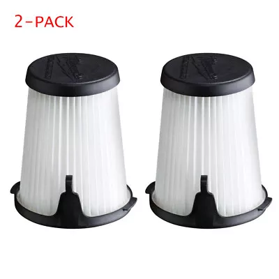 $16.98 • Buy Milwaukee  Filter 2-PACK Vacuum M12 0850-20 Genuine Maximum Suction