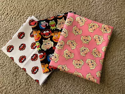 Fat Quarter Fabric 3 FQ Bundle Disney The Muppets Animal Piggy 100% Cotton • $18